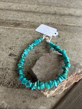 Turquoise Chip Bead Bracelet
